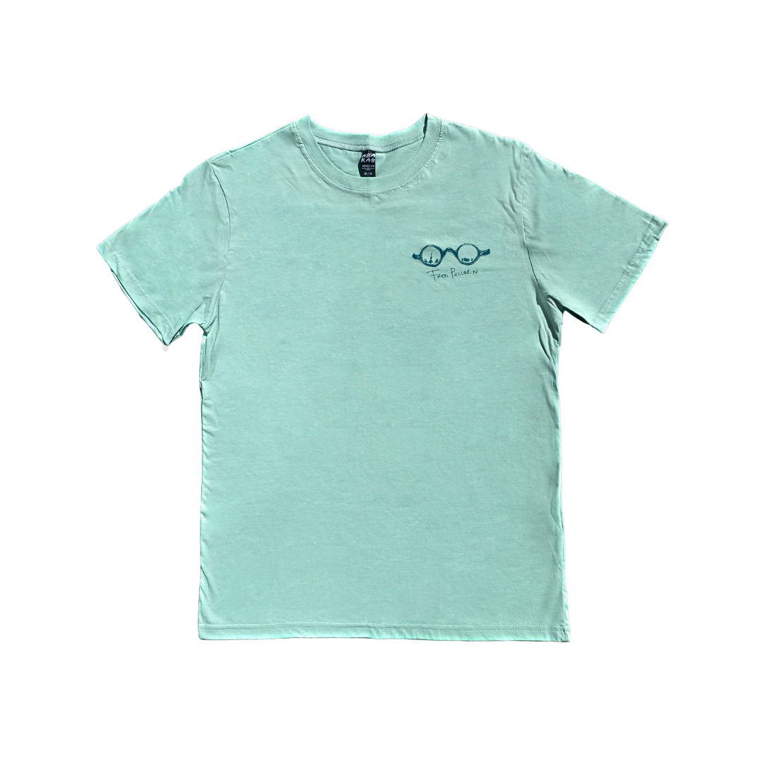 T-Shirt lunettes (turquoise)