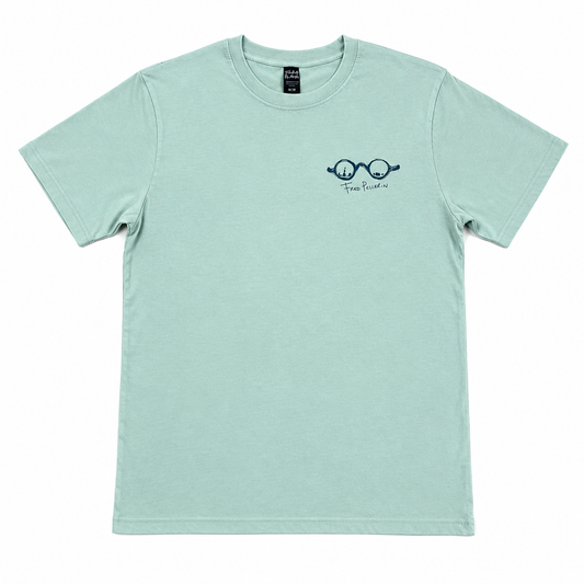 T-Shirt lunettes (turquoise)